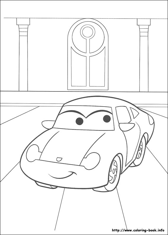 Plansa de colorat cu Cars pixar 32 160